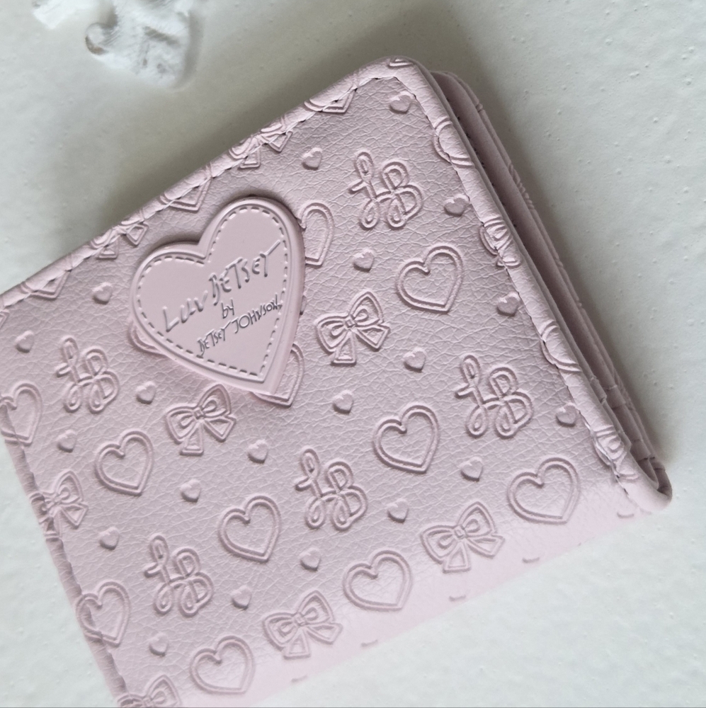 Betsey Johnson Pink Heart and Bow Key & Card Holder